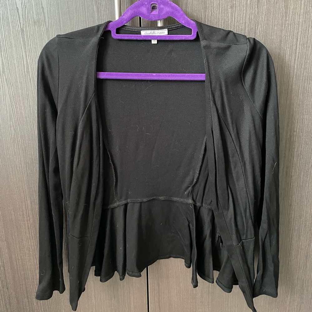 Black stretchy blazer